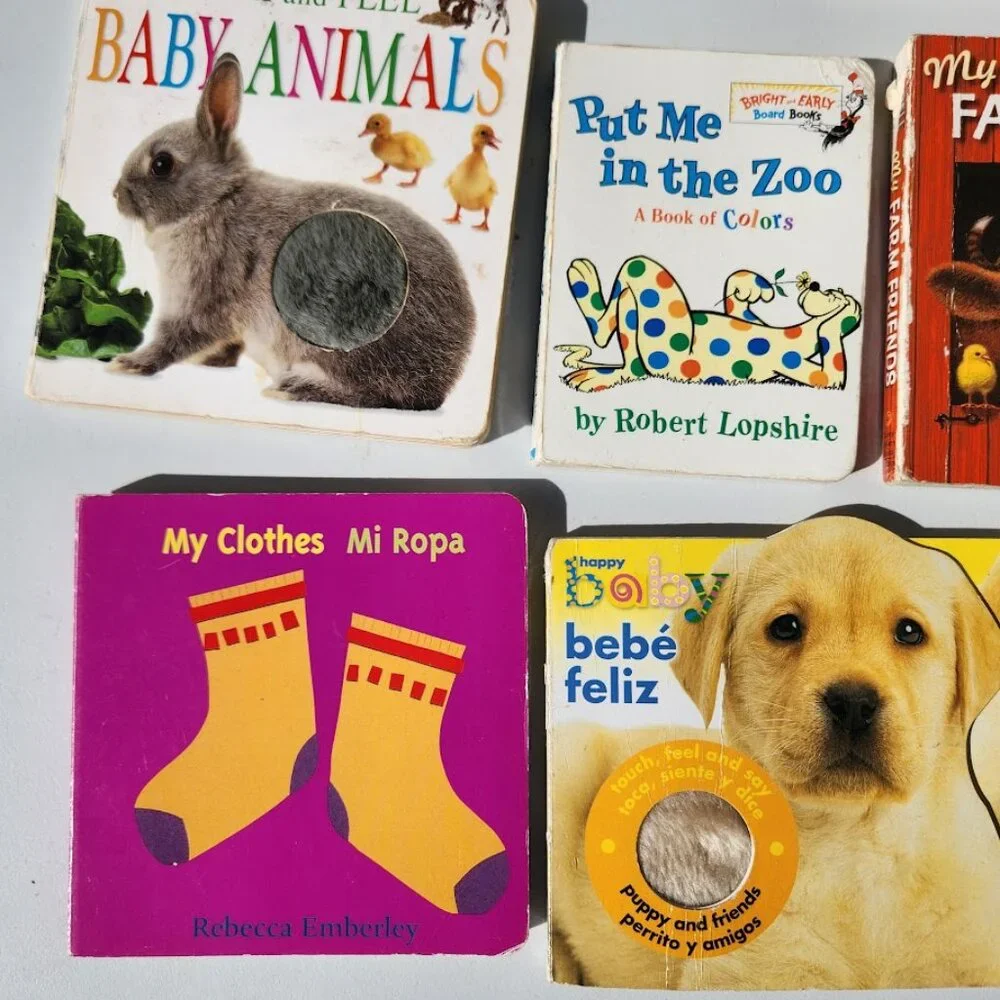9 Baby Toddler books book bundle Lot Set Very Hungry Caterpillar Animals Dog Pup
